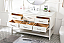  60 inch Single Bathroom Vanity in White with Color Option