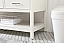  60 inch Single Bathroom Vanity in White with Color Option