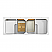 James Martin Breckenridge 60" Double Vanity, Bright White with Countertop Options and Mirror Option