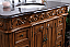 42 in. Single Bathroom Vanity Set in Teak Finish