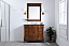 42 in. Single Bathroom Vanity Set in Teak Finish