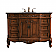 48 in. Single Bathroom Vanity Set in Teak Finish