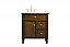 32-inch Adelina Natural Dark Oak Traditional Modern Bath Vanity