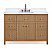48 Inch Natural Oak Fluted Style Adelina Bathroom Vanity with White Quartz Top