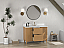 48 Inch Trendy Wood Finish Adelina Bathroom Vanity with White Quartz Top