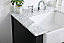 Moden Fitting 36 inch Single Bathroom Vanity in Black with Backsplash Option