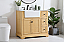 Modern Fitting 36 inch Single Bathroom Vanity in Natural Wood with Backsplash Option