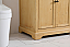 Modern Fitting 36 inch Single Bathroom Vanity in Natural Wood with Backsplash Option
