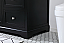 Modern Fitting 60 inch Single Bathroom Vanity in Black
