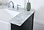 Modern Fitting 72 inch Double Bathroom Vanity in Black Finish