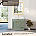Issac Edwards Collection 36" Single Bathroom Vanity Set in Vintage Green and Carrara White Marble Countertop with Mirror Option