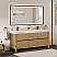 Issac Edwards Collection 72" Double Bathroom Vanity in Weathered Fir with White Stone Integrated Sink with Mirror Option