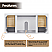 Issac Edwards Collection 48" Single Bathroom Vanity in White with Calacatta White Quartz Countertop and Mirror Option