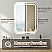 LV 36x30" Octogan Frameless Modern LED Bathroom Vanity Mirror
