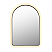  LV 24x36" Vanity Brushed Gold Aluminum LED Wall Mirror with 2 Color Option
