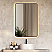 LV 24"x36" Vanity LED Lighted Wall Mirror in Matte Black Aluminum Framed 