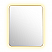 LV 36"x30" Rectangular Anti-Fog Dimmable Modern Bathroom/Vanity LED Lighted Wall Mirror in Brushed Gold Aluminum Framed