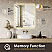 LV 36"x30" Rectangular Anti-Fog Dimmable Modern Bathroom/Vanity LED Lighted Wall Mirror in Brushed Gold Aluminum Framed