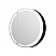 LV 24x24" Round Frameless Surface-Mount LED Lighted Bathroom Mirror Medicine Cabinet