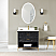 LV 32 Oval Frameless Modern LED Bathroom Vanity Mirror