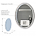 LV 32 Oval Frameless Modern LED Bathroom Vanity Mirror