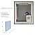 LV 36" Rectangle Frameless Modern Design LED Bathroom Vanity Mirror