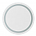 LV 24" Round Frameless Modern LED Bathroom Vanity Mirror