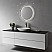 LV Round 24" Framed in Brushed Gold Modern Bathroom/Vanity LED Lighted Wall Mirror