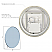 LV Round 24" Framed in Brushed Gold Modern Bathroom/Vanity LED Lighted Wall Mirror
