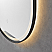  LV Oval 36" Framed in Matt Black Modern Bathroom/Vanity LED Lighted Wall Mirror