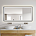  LV 60"x30" Rectangular Anti-Fog Dimmable Modern Bathroom/Vanity LED Lighted Wall Mirror in Matte Black Aluminum Framed