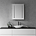 LV Rectangle 24" Frameless Surface-Mount/Recessed LED Lighted Bathroom Medicine Cabinet