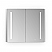 LV 36" Recessed LED Lighted Bathroom Medicine Cabinet