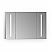 LV Rectangle 48" Frameless Surface-Mount/Recessed LED Lighted Bathroom Medicine Cabinet