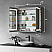 LV 36" Frameless Surface-Mount/Recessed LED Lighted Bathroom Medicine Cabinet