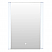 LV 24"x32" Rectangular Frameless Surface-Mount LED Lighted Bathroom Aluminum Mirror Medicine Cabinet