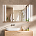 LV 48"x32" Rectangular Frameless Surface-Mount LED Lighted Bathroom Aluminum Mirror Medicine Cabinet