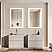  LV 24 in. W x 40 in. H Rectangular Acrylic Frameless LED Wall Mount Bathroom Vanity Mirror
