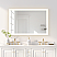 LV 48 in. W x 32 in. H Rectangular Acrylic Frameless LED Wall Mount Bathroom Vanity Mirror