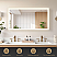 LV 60 in. W x 32 in. H Rectangular Acrylic Frameless LED Wall Mount Bathroom Vanity Mirror