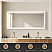  LV 72 in. W x 32 in. H Rectangular Aluminum Frameless LED Wall Mount Bathroom Vanity Mirror