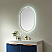 LV 24'' Oval LED Lighted Accent Bathroom/Vanity Wall Mirror