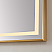 LV 36" Rectangular Aluminum Framed LED Wall Mount Bathroom Vanity Mirror in Gold