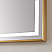 LV 48" Rectangular Aluminum Framed LED Wall Mount Bathroom Vanity Mirror in Gold