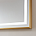 LV 72" Rectangular Aluminum Framed LED Wall Mount Bathroom Vanity Mirror in Gold