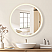 LV 32 in. W x 32 in. H circular Aluminum Frameless LED Wall Mount Bathroom Vanity Mirror
