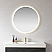  LV 36 in. W x 36 in. H Circular Aluminum Frameless LED Wall Mount Bathroom Vanity Mirror