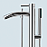 Taron Floor-Mounted Bathroom Faucet Polished Chrome