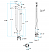 Taron Floor-Mounted Bathroom Faucet Spec Sheet