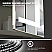 LV 20 in. W x 32 in. H Rectangular Medicine Cabinet with Aluminum Frameless LED Mirror